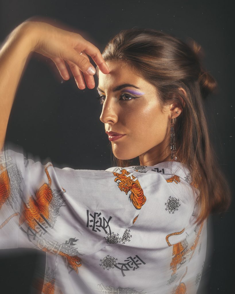 Retoque de piel profesional de alta gama para editorial de moda